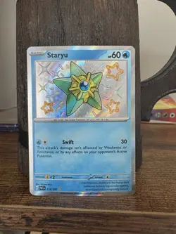 Pokemon Staryu 118/091 SV: Paldean Fates Baby Shiny Rare Holo English Card - Image 1
