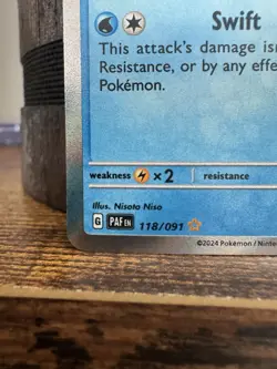 Pokemon Staryu 118/091 SV: Paldean Fates Baby Shiny Rare Holo English Card - Image 5