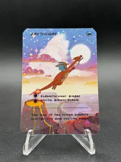 Pokederp Zardichar HOLO - 151 Charizard Fan Art Derpy Card - Image 1