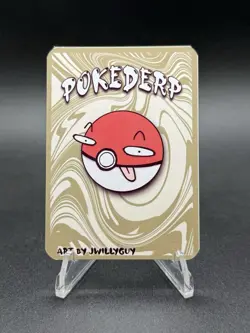 Pokederp Zardichar HOLO - 151 Charizard Fan Art Derpy Card - Image 3
