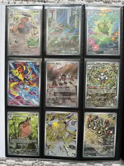 100+ Pokemon TCG Card Binder Lot: GX, SIR, SAR, GOLD, VMAX, V, IR, AR, Promos - Image 3