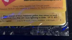 Unopened Pokemon: The First Movie 1999 WB Warner Bros Promo Pikachu Card Sealed - Image 2