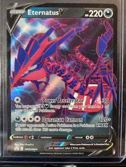 Pokemon TCG Eternatus V Shining Fates Holo Card Swsh064 Promo Card 2020 NM - Image 1