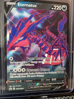 Pokemon TCG Eternatus V Shining Fates Holo Card Swsh064 Promo Card 2020 NM - Image 2