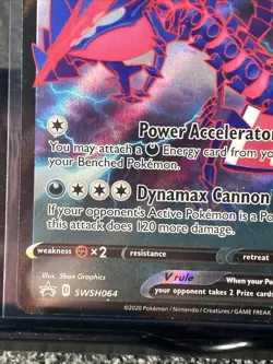 Pokemon TCG Eternatus V Shining Fates Holo Card Swsh064 Promo Card 2020 NM - Image 5