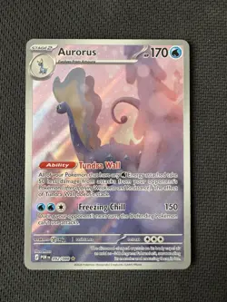 Aurorus 92/88 Illustration Rare Holo Card - Pokemon Perfect Order Near Mint - Image 1