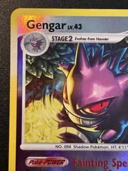 Gengar 18/100 D&P Stormfront Pokemon Card Reverse Holo Foil Rare MP - Image 3