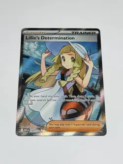Pokemon Card TCG Lillie's Determination 169/132 Ultra Rare Mega Evolution NM - Image 1