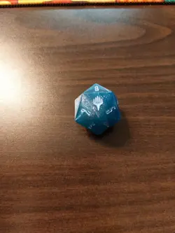 🔥 Magic The Gathering Final Fantasy GIFT BUNDLE Blue Spindown D20 Dice Die - Image 4