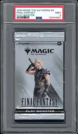 Psa 9 Magic The Gathering Final Fantasy Play Booster Pack - Image 1