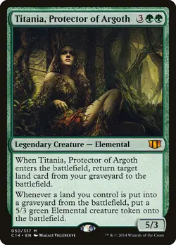 MTG Titania, Protector of Argoth ** Commander 2014 ** English (NM) - Image 1