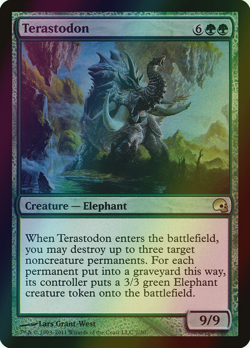 MTG Terastodon Foil ** Premium Deck Series: Graveborn ** English (MP) - Image 1
