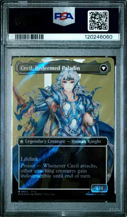 2025 MTG FINAL FANTASY #0525 CECIL, DARK KNIGHT/CECIL, REDEEMED PALADIN PSA 10 - Image 2