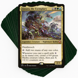 ***Custom Commander Deck*** Zaxara, the Exemplary - Hydras & X Spells - EDH MTG - Image 1