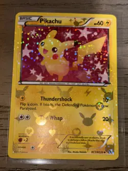 1x Pikachu RC7/RC25 Legendary Treasures Radiant Collection Pokemon LP - Image 1