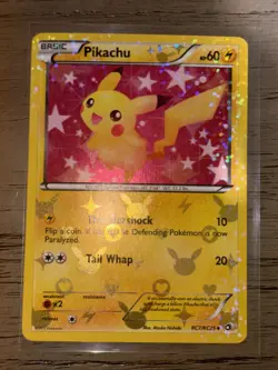 1x Pikachu RC7/RC25 Legendary Treasures Radiant Collection Pokemon LP - Image 2