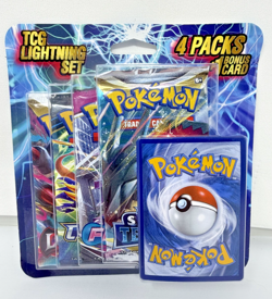 SWSH Pokemon 4 Pack Blister - Crown Zenith Fusion Strike - TCG Lightning - Image 1
