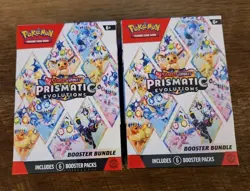 Pokemon TCG Prismatic Evolutions Booster Bundle Sealed x2 - Image 1