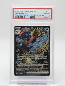GRENINJA EX 2024 POKEMON FABLE SPECIAL ILLUSTRATION RARE #132 PSA 10 Q4444 - Image 1