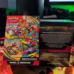 Pokemon Mega Evolution Booster Bundle New Sealed, 6-Pack - Image 1