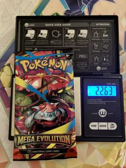 (HEAVY) 22.63g Pokemon TCG Mega Evolution Booster Pack (SEALED)✅ - Image 1