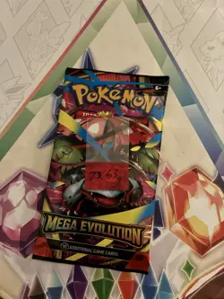 (HEAVY) 22.63g Pokemon TCG Mega Evolution Booster Pack (SEALED)✅ - Image 2
