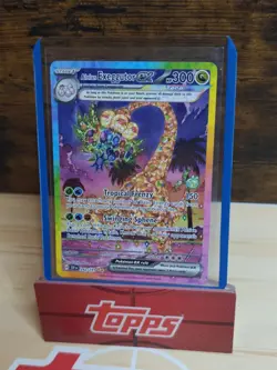 Pokemon Alolan Exeggutor ex SV08 Surging Sparks 242/191 SIR Full Art Holo 300 HP - Image 2