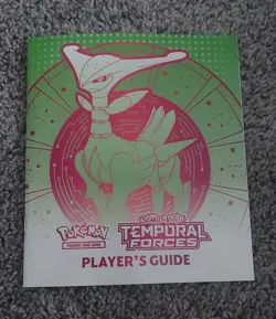 Pokemon TCG SV Temporal Forces Elite Trainer Box Players Guide Book New! - Image 1