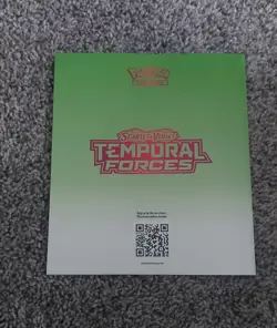 Pokemon TCG SV Temporal Forces Elite Trainer Box Players Guide Book New! - Image 2