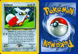 DELIBIRD 5/64 HOLO RARE NEO REVELATION POKEMON UNLIMITED HOLO MP - Image 3