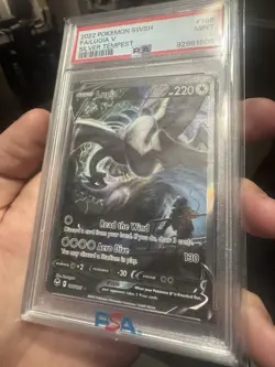 Lugia v Silver Tempest Secret Rare Alt Art Pokemon Sword & Shield PSA 9 English - Image 2