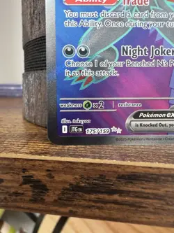 Pokemon N's Zoroark ex 175/159 Journey Together Ultra Rare Holo English *NM* - Image 4