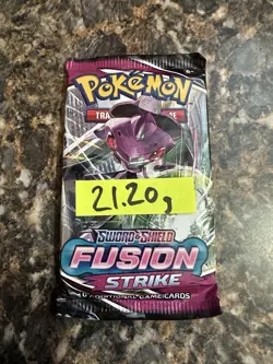 🔥Heavy 21.20🔥 Pokemon Fusion Strike Booster Pack Sealed - Image 2