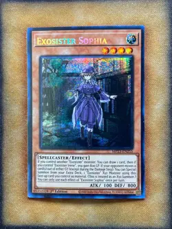 Yugioh Exosister Sophia MP23-EN255 Secret Rare 1st Ed NM - Image 1