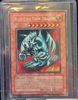 Blue-Eyes Toon Dragon MRL-000 1st Edition Secret Rare NM - Magic Ruler -REDUCED - Image 3