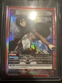 Mikasa Ackermann SR UA23BT/AOT-1-089 Attack on Titan Union Arena English - Image 1