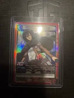 Mikasa Ackermann SR UA23BT/AOT-1-089 Attack on Titan Union Arena English - Image 2