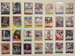 ONE PIECE 28 CARD LOT LEADER SUPER RARE LUFFY CHOPPER ZORO ST01 ST06 ST07 ST10 - Image 1