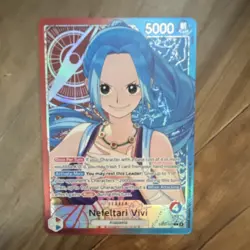 Bandai Nefeltari Vivi (Alt art) Leader Holo EB03-001 One Piece CCG Card - Image 1