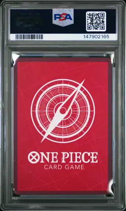 2025 ONE PIECE STARTER DECK ST22-ACE & NEWGATE ALT ART #001 ACE & NEWGATE PSA 9 - Image 2