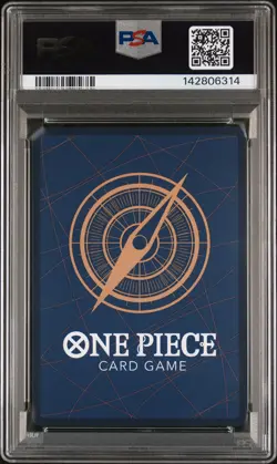 2025 ONE PIECE OP13-CARRYING ON HIS WILL 3RD ANNIV-GOLD #004 SHANKS PSA 9 - Image 2