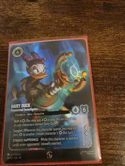 Daisy Duck Paranormal Investigator Store Championship Disney Lorcana - Image 1