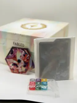 Disney Lorcana Fabled Illumineer Trove Empty Box incl Box, Dice, Counter, Divide - Image 2