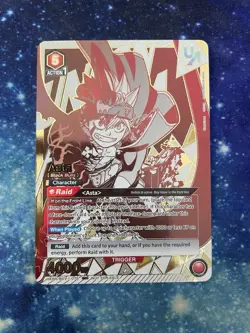 Union Arena Black Clover Rare Battle Asta UEPR/BCV-1-075 UR English Promo Sealed - Image 1