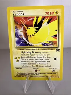 Pokemon TCG Zapdos Black Star Promos 23 Regular Promo Card - Image 1
