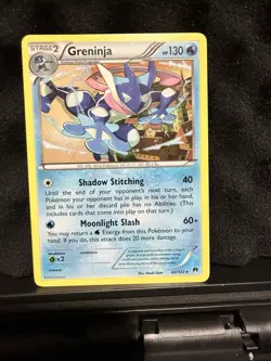 Pokemon TCG Greninja Breakpoint 40/122 Regular Rare Non-Holo Card - Image 1