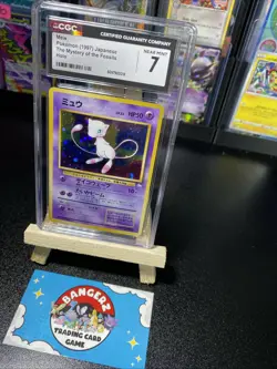 1997 Pokemon Japanese Fossil #151 Mew-Holo Card CGC 7 Near Mint Vintage WOTC - Image 2
