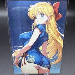 Minako Aino Sailor Venus Anime Waifu Card Doujin ACG Goddess Holo - Image 1