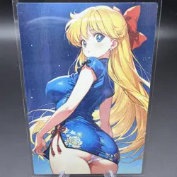 Minako Aino Sailor Venus Anime Waifu Card Doujin ACG Goddess Holo - Image 2