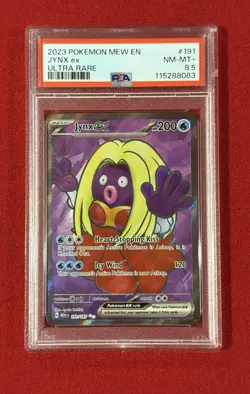 Pokemon Jynx EX TCG Scarlet & Violet Holo Ultra Rare Card 191/165 PSA 8.5 - Image 1